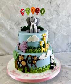 2-tier-jungle-themed-birthday-cake-
