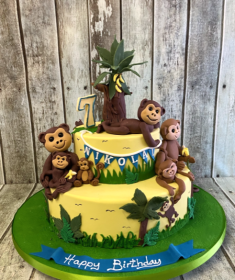 Jungle-monkeys-birthday-cake-