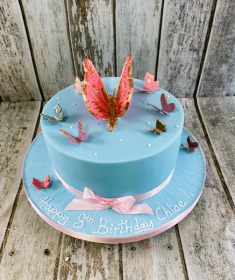 butterfly's birthday cake