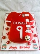 Liverpool football jersey  birthday cake