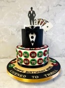 007  James Bond Casino birthday cake 