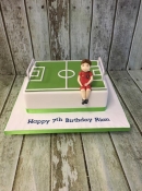football birthday cake