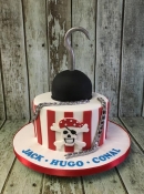 captain hook pirate birthday cake