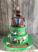 racing horses vet and graynound birthday cake