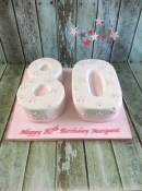 number 80 birthday cake