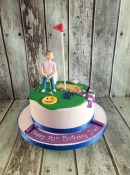 golf birthday cake