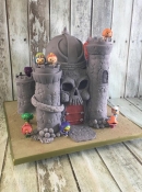 castle gray skull cake  castle cake , birthday cake skull cake dublin ireland