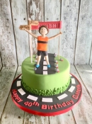running man cake ,  marathon cake birthday cake dublin ireland