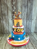 toy story cake ,woodie buzzlight year , dublin ireland