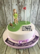 golfing cake golf cake mans cake womens cake sports cake dublin ireland
