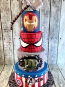 super hero birthday cake
