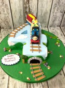 Thomas-the-Tank-Train-and-number-birthday-cake-
