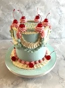 buttercream-birthday-cake-with-over-piping-and-cherries
