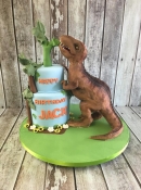 dinosaue birthday cake