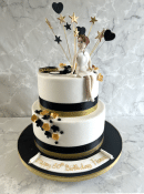 gold-and-black-Tennis-birthday-cake-