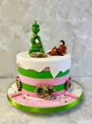 grinch birthday cake