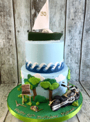 sailing-and-motorbike-activity-birthday-cake-