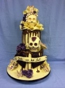 Till death do us part chocolate wedding cake