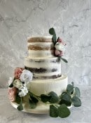 3-tier-semi-naked-wedding-cake-with-silk-flowers-