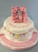 Christening cake for twins 7