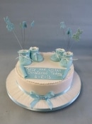 Christening cake for twins 3