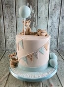 bunting-christening-cake-