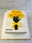 Servier-corporate-daffodill-Day-cake