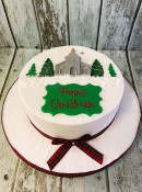 Flat-Christmas-church-cake-