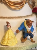 beauty and the beast disney cake topper