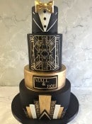 Art-Deco-black-and-gold-wedding-cake-