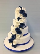 Wedding cake cascading rosesIMG_1920 (Copy)