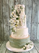 rustic nest wedding cake