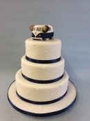 Camper van cake topper wedding cake