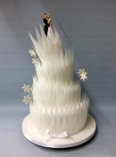 Winter wedding cake,3