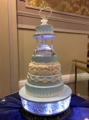 cindrella inspired wedding cake