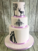 storybook wedding cake 6