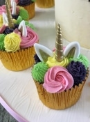 unicorn wedding cup cakes