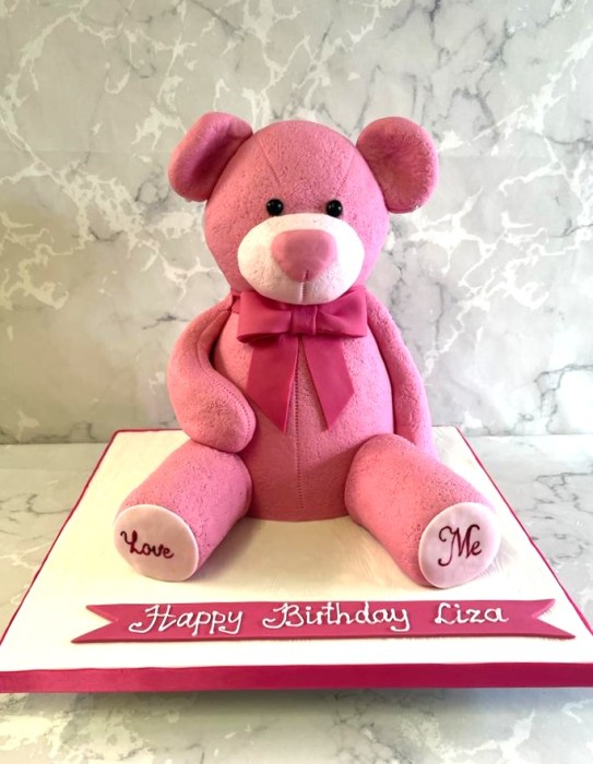 3D-pink-teddy-bear-birthday-cake-