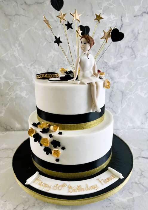 60th-birthday-cake-with-Tennis-lady-