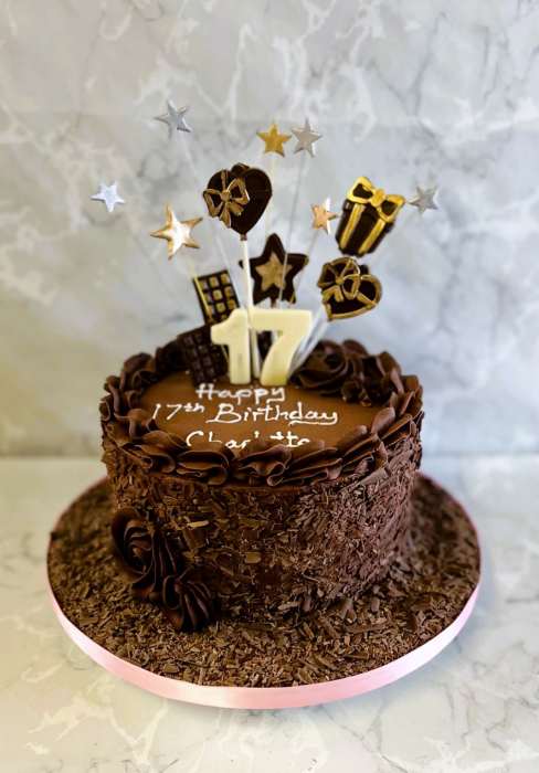 Chocolate-birthday-cake-age-17
