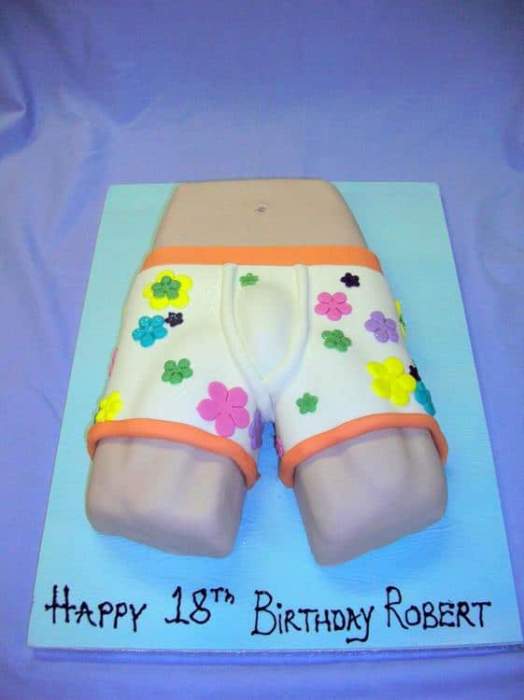 Kalvin cline  boxers birthday cake