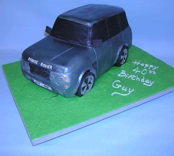 Jeep birthday cake