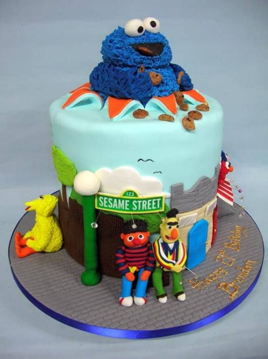 Sesame Street Birthday cake
