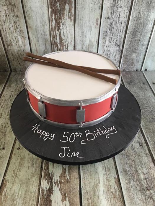 Drum Birthday cake