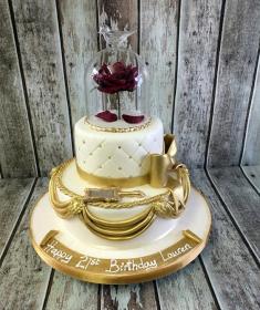 beauty and the beast disney cake pretty cake dome cake  dublin ireland