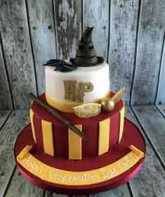 harry potter cake hogwarts cake quiddich snitch sorting hat  dublin ireland