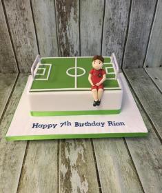 football birthday cake