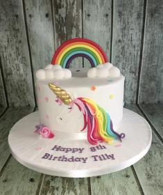 unicorn birthday cake