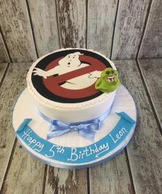 Ghost busters birthday cake