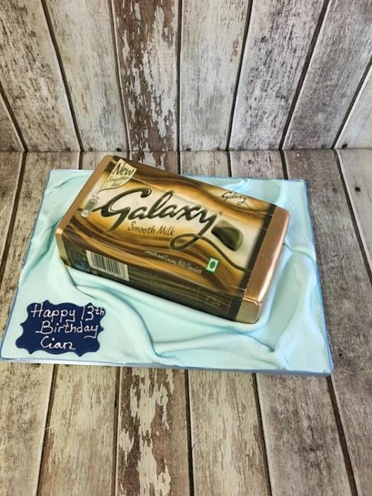 Chocolate bar birthday cake